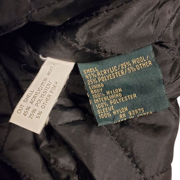 Vintage DASH CLASSICS Jacket Mens Large Beige Plaid Flannel Shacket Quilted Hunt - Picture 10 of 11